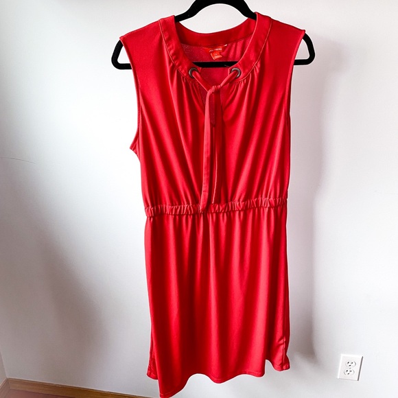 Red Joe Fresh summer dress size large - Picture 2 of 4